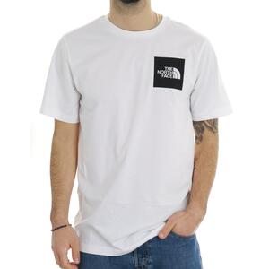 T-SHIRT LOGO BOX THE NORTH FACE BIANCO